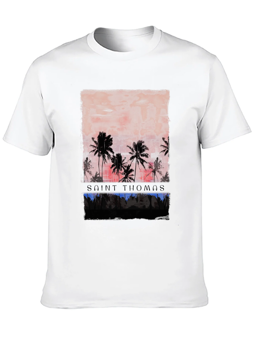 Saint Thomas Palm Tree Graphic T-Shirt product image 9