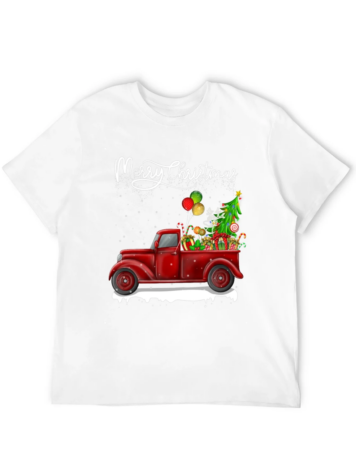 Merry Christmas Truck T-Shirt product image 11