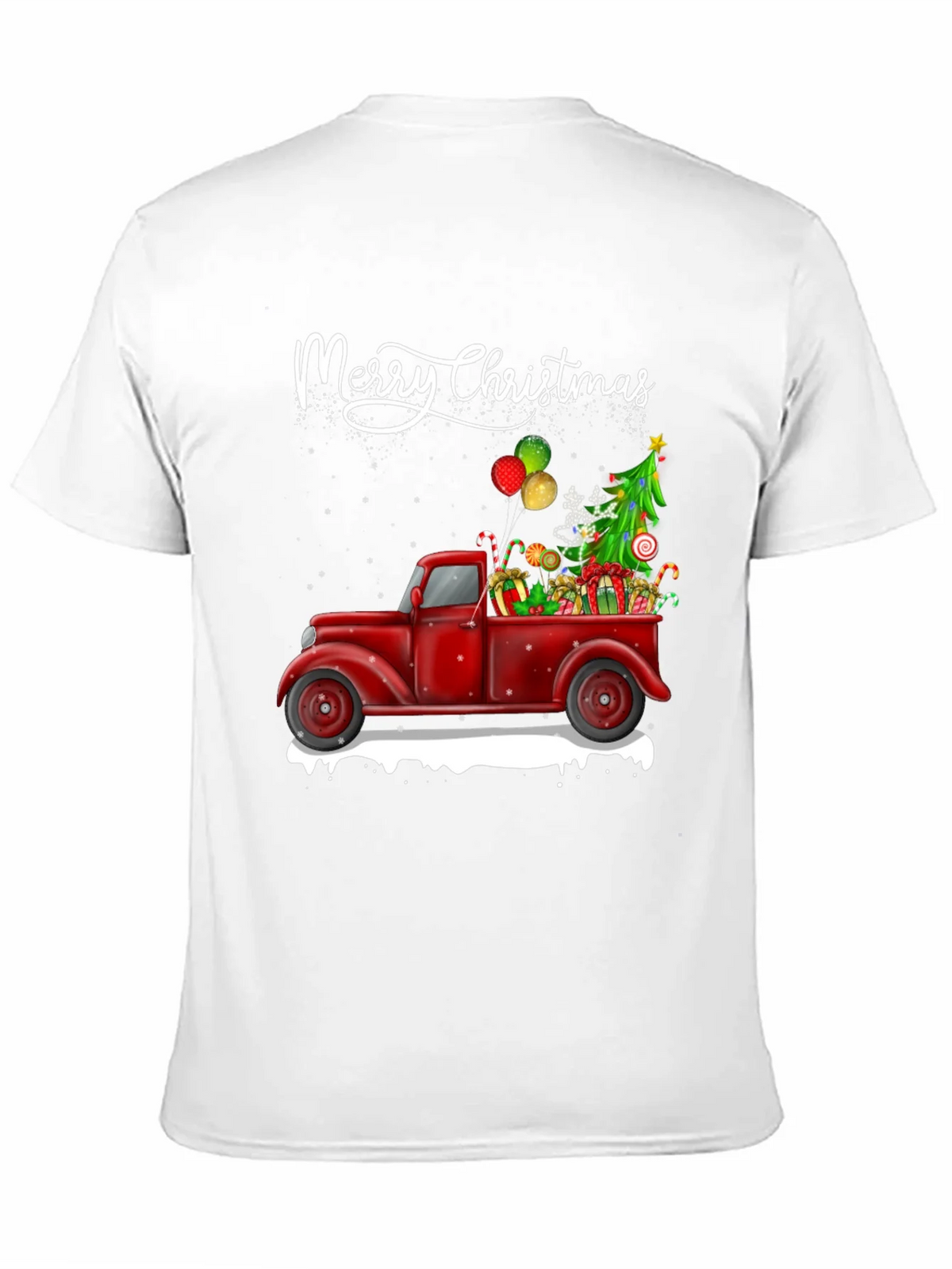 Merry Christmas Truck T-Shirt product image 10