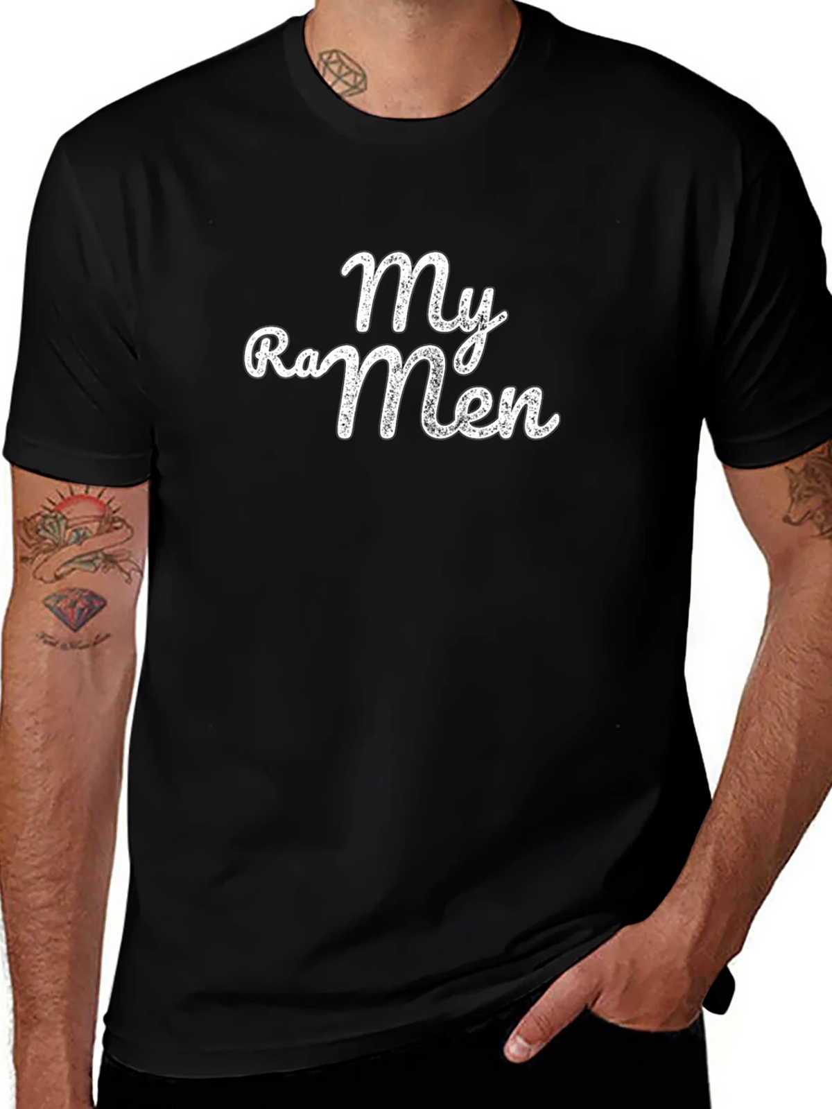 My Ramen Graphic Tee - Black Casual Shirt product image 1