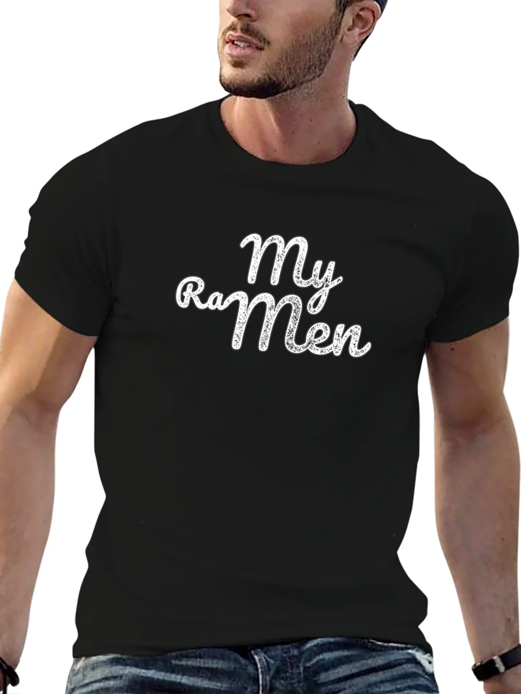 My Ramen Graphic Tee - Black Casual Shirt product image 6