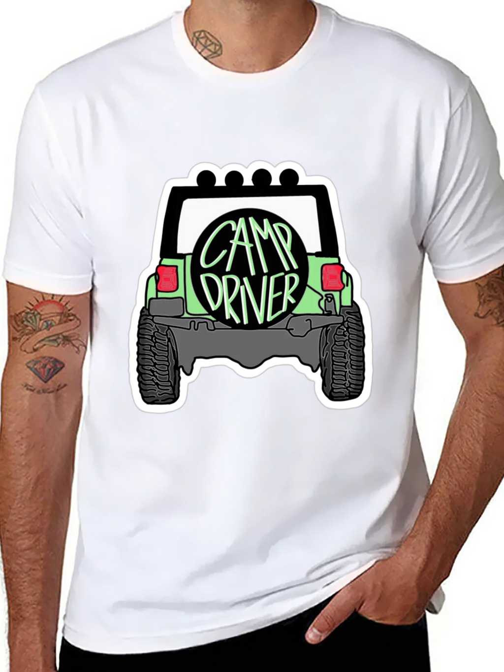 Camp Driver Off-Road Vehicle Graphic Tee product image 7