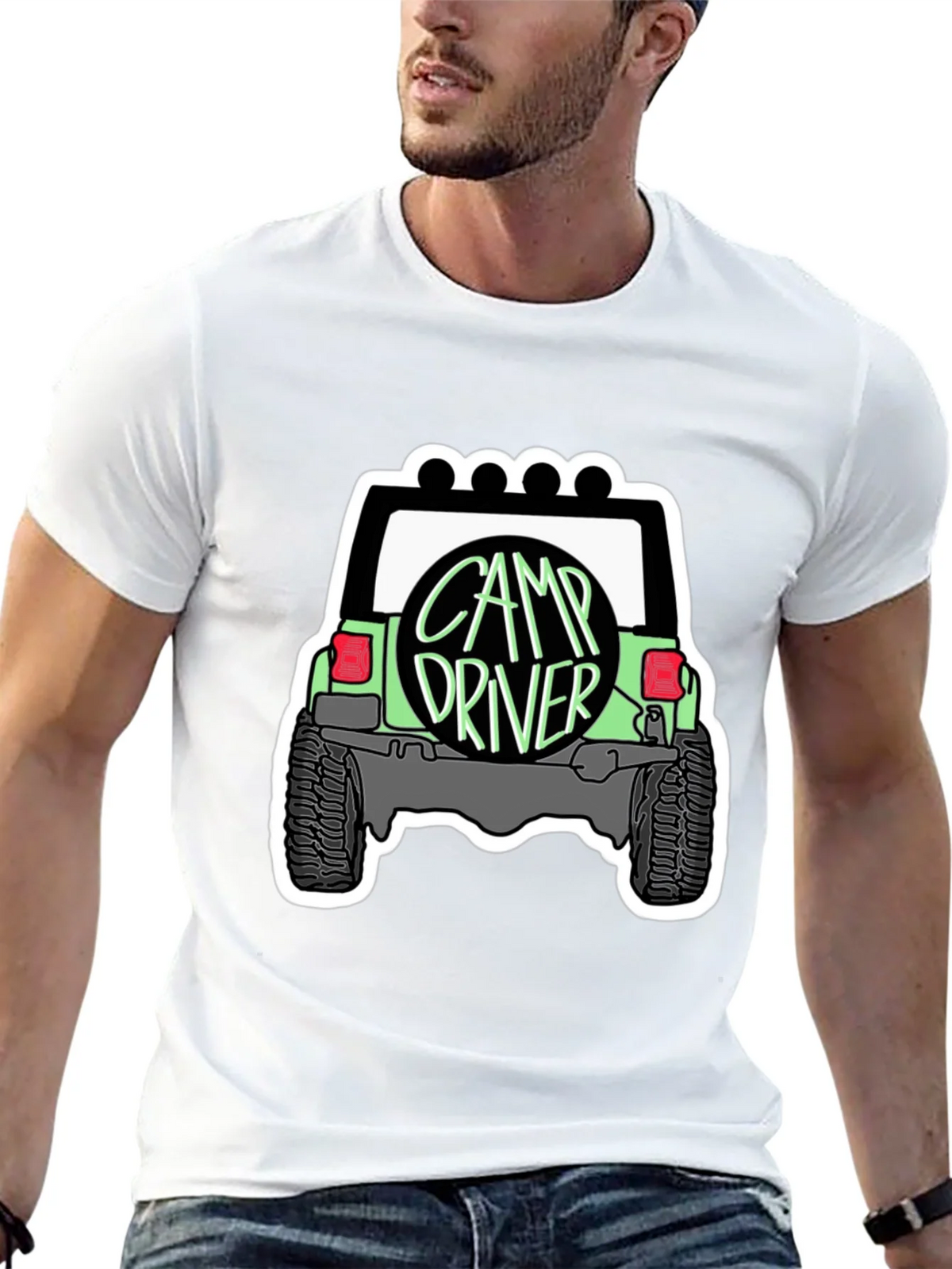 Camp Driver Off-Road Vehicle Graphic Tee product image 12