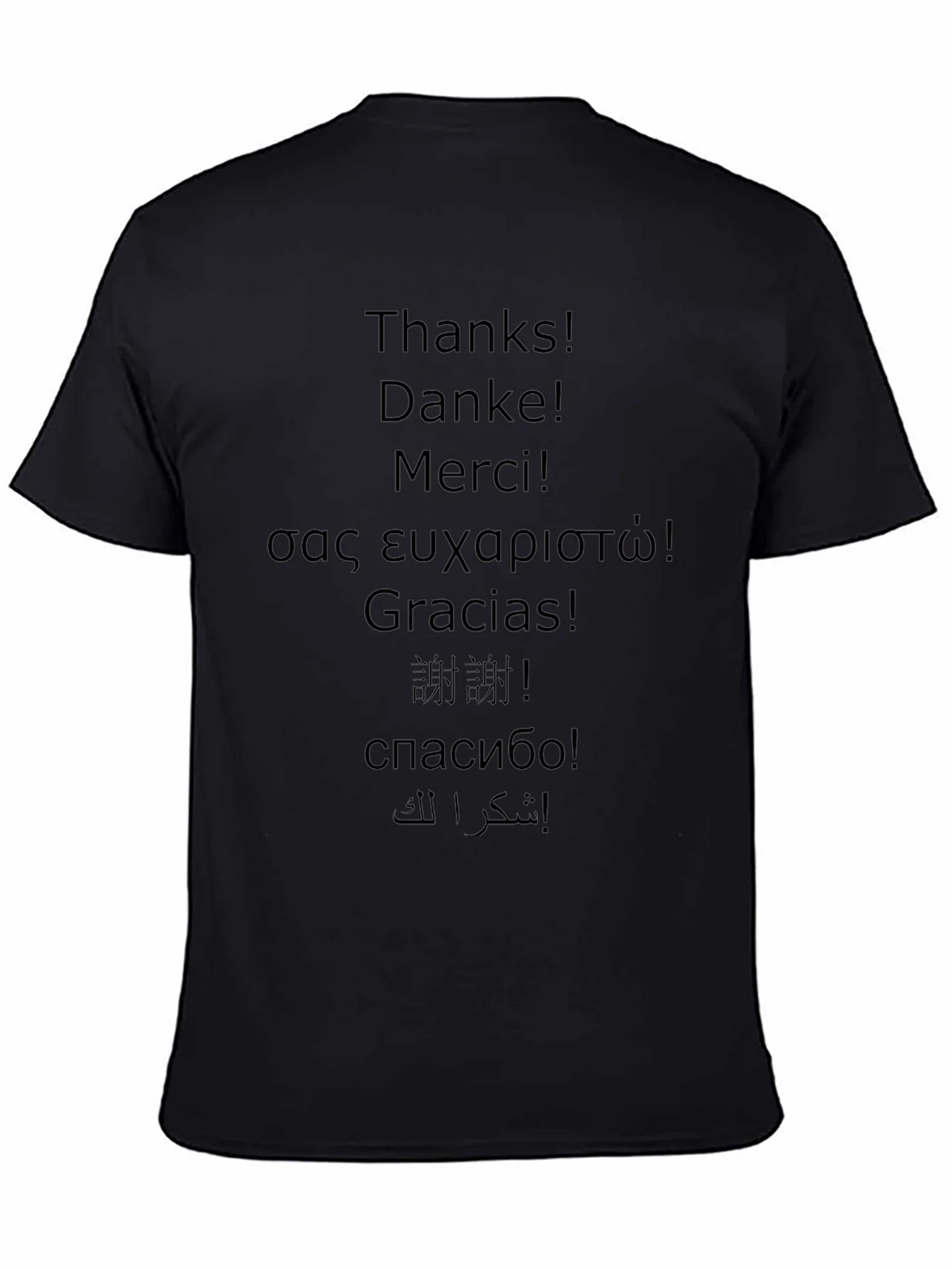 Multilingual Thank You T-Shirt - Global Gratitude product image 4