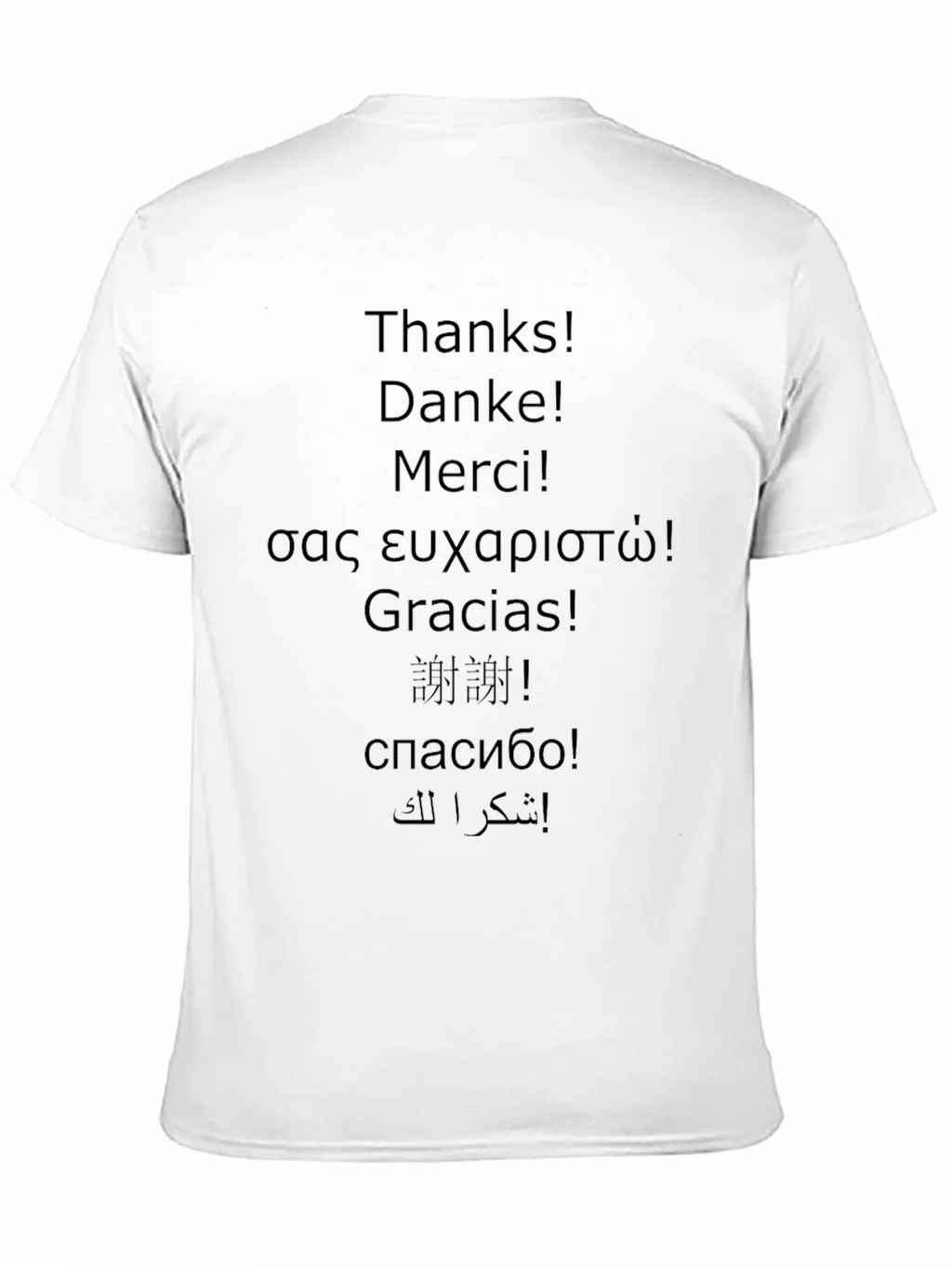 Multilingual Thank You T-Shirt - Global Gratitude product image 10