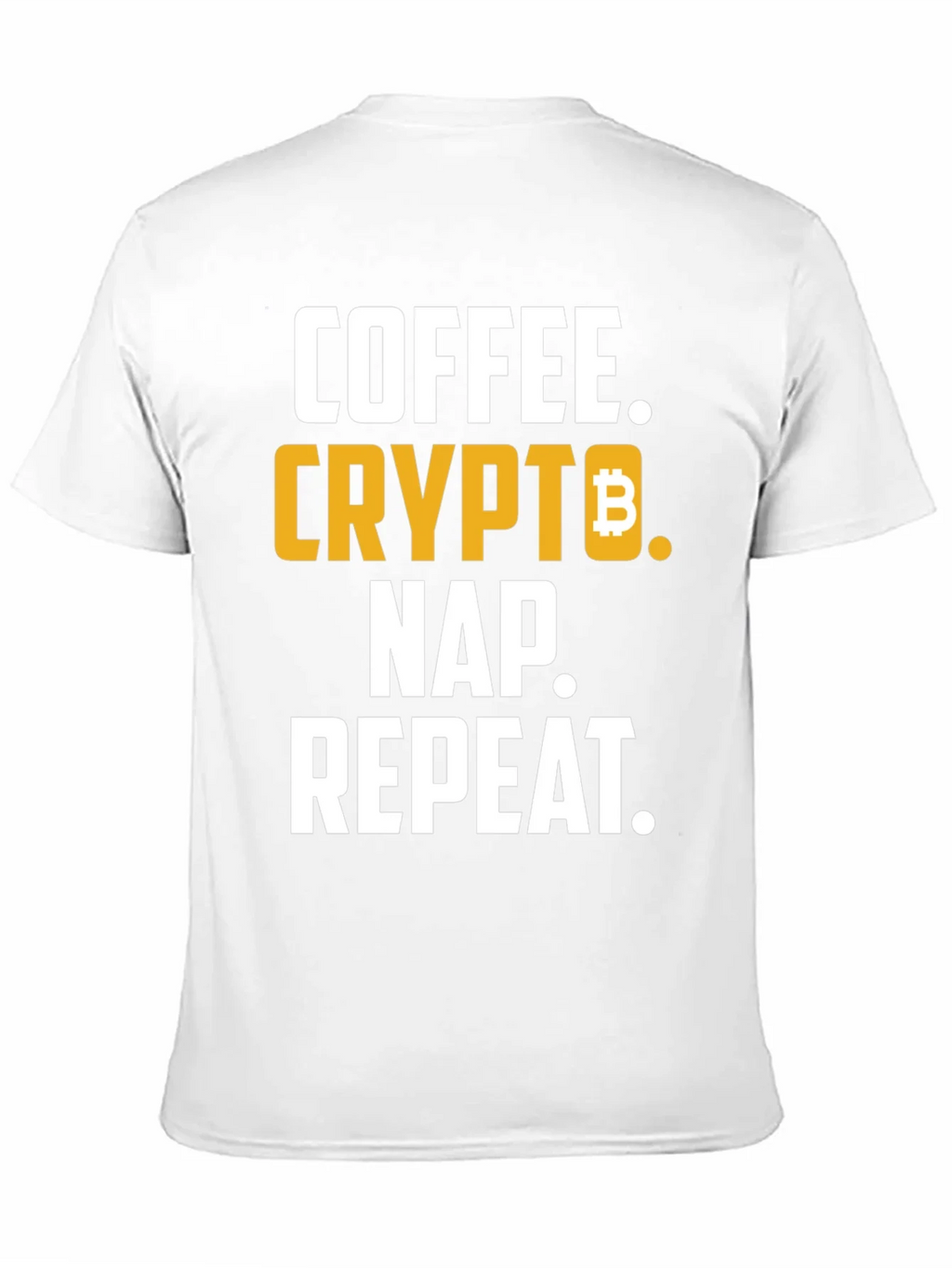 Coffee Crypto Nap Repeat T-Shirt Funny Bitcoin Tee product image 10