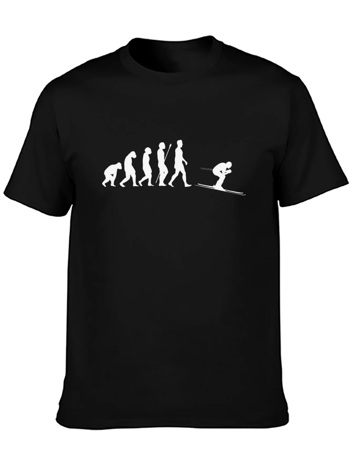 Evolution of Skiing T-Shirt product image 3