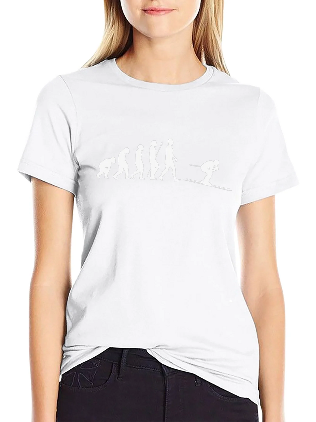 Evolution of Skiing T-Shirt product image 8
