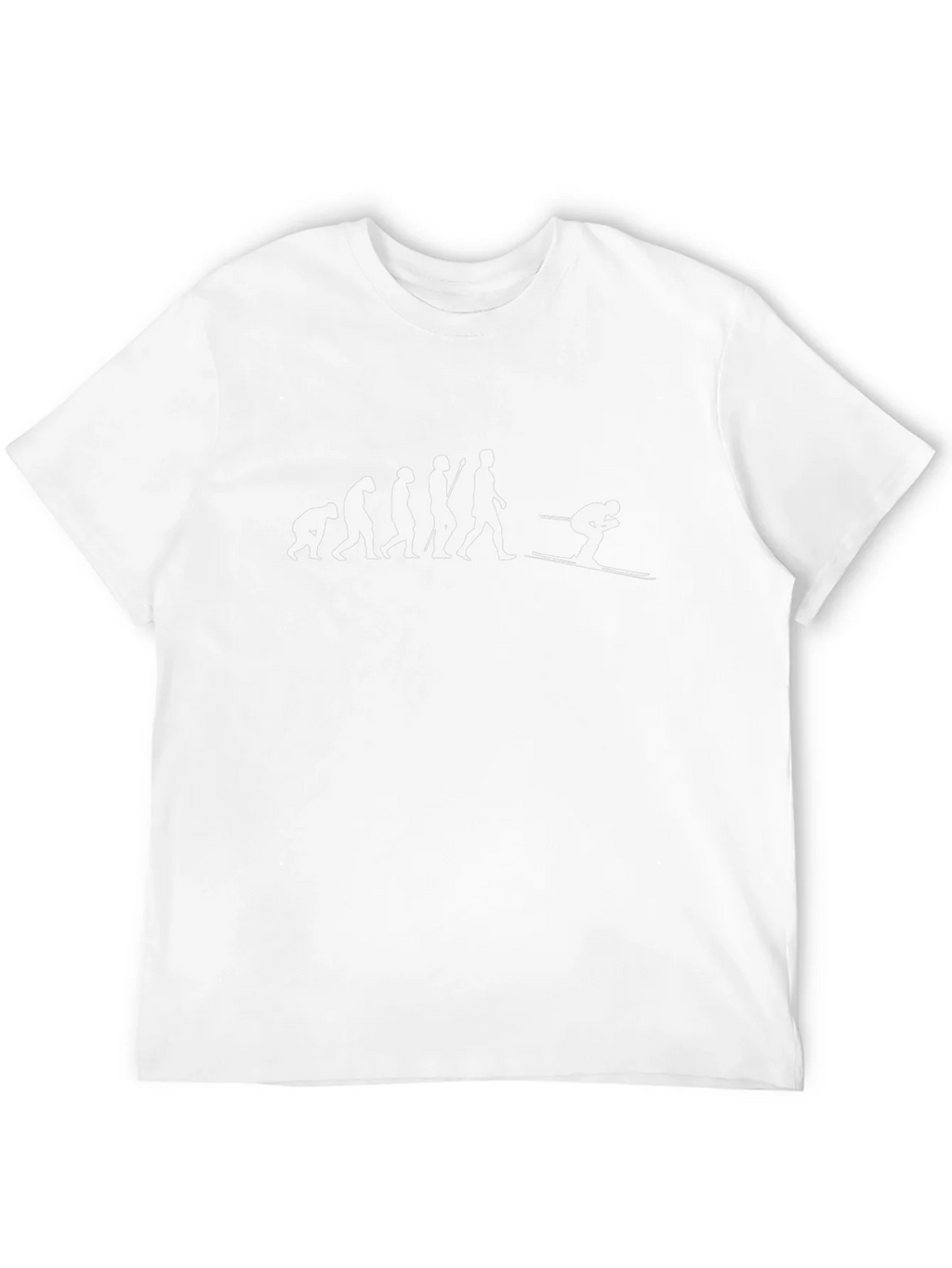 Evolution of Skiing T-Shirt product image 11