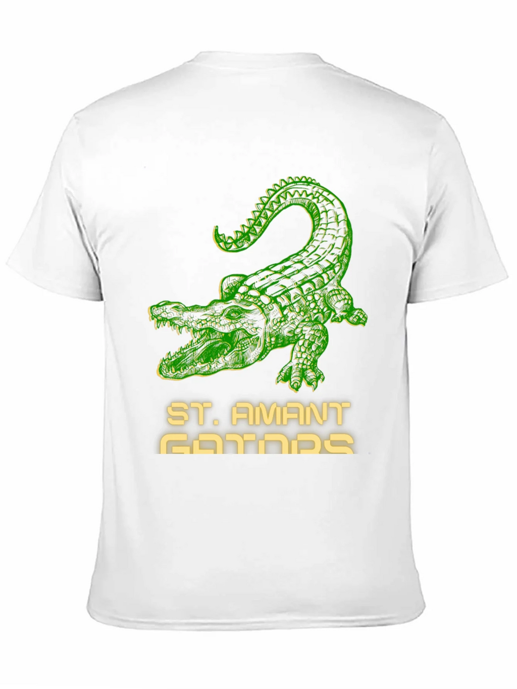St. Amant Gators T-Shirt - Green Crocodile Design product image 10