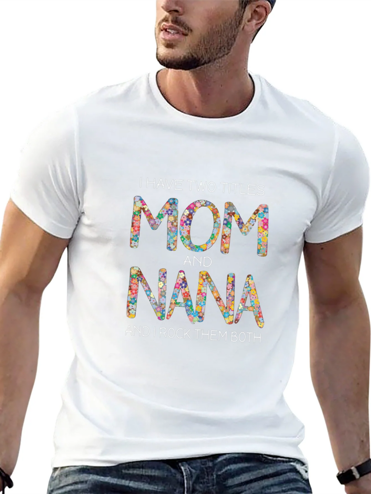 Mom and Nana Floral Graphic T-Shirt product image 12