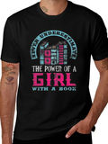 Never Underestimate Girl with a Book T-Shirt product image 1