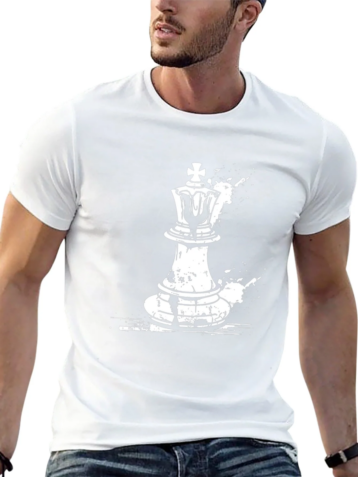 Chess King Graphic Tee - Stylish Black T-Shirt product image 10