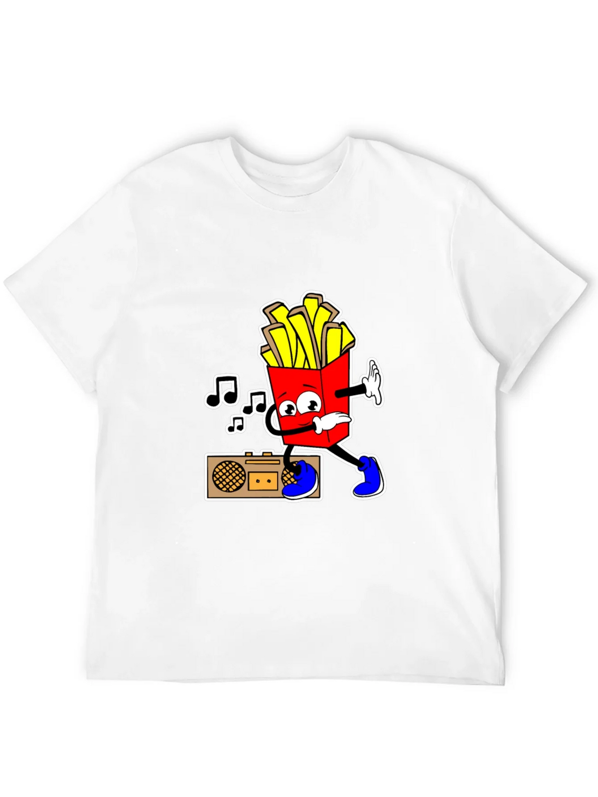 Cool Fries T-Shirt - Black Cotton Tee product image 11