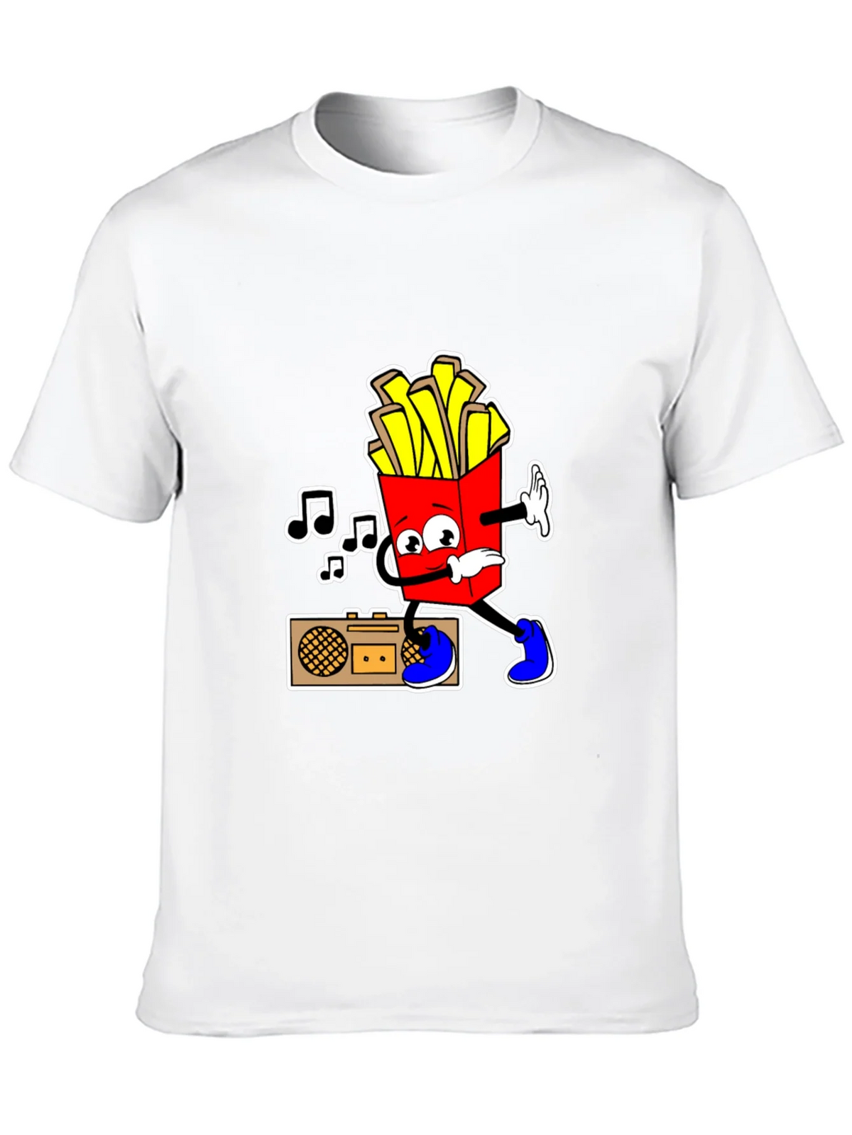 Cool Fries T-Shirt - Black Cotton Tee product image 9