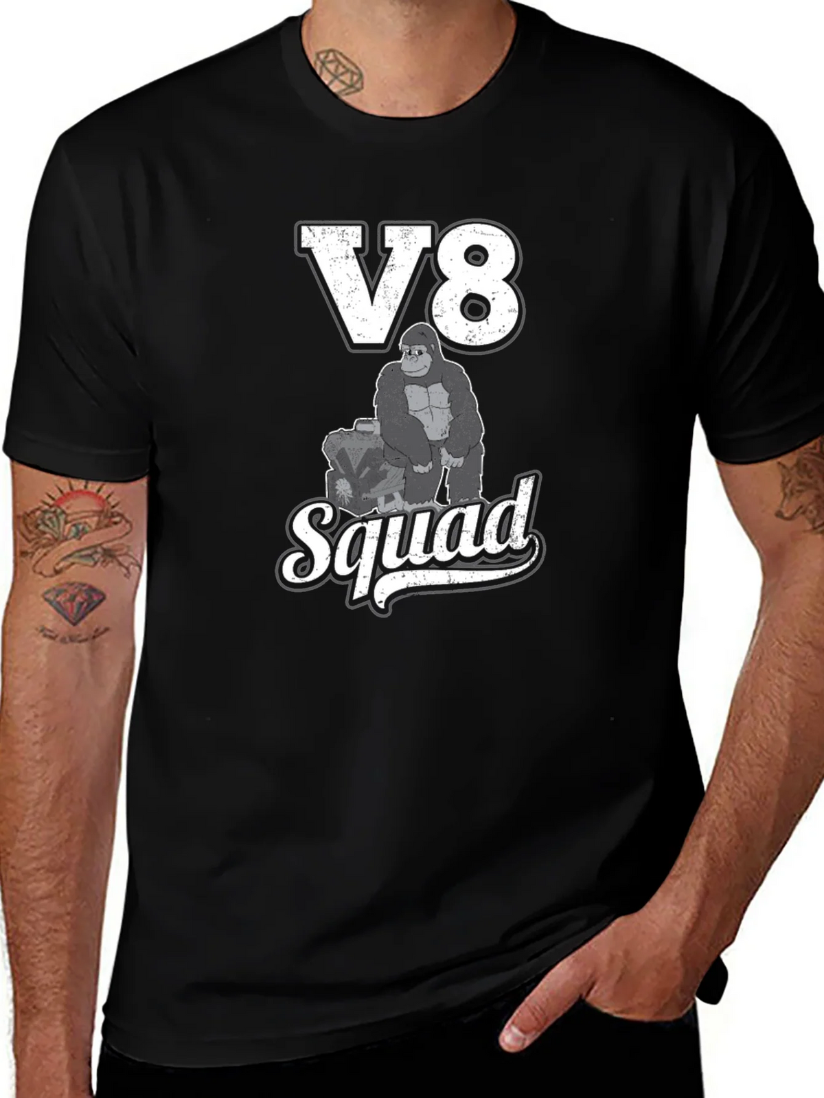 V8 Squad Gorilla Graphic T-Shirt product image 1