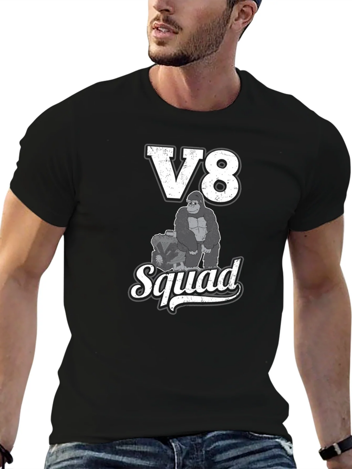 V8 Squad Gorilla Graphic T-Shirt product image 6
