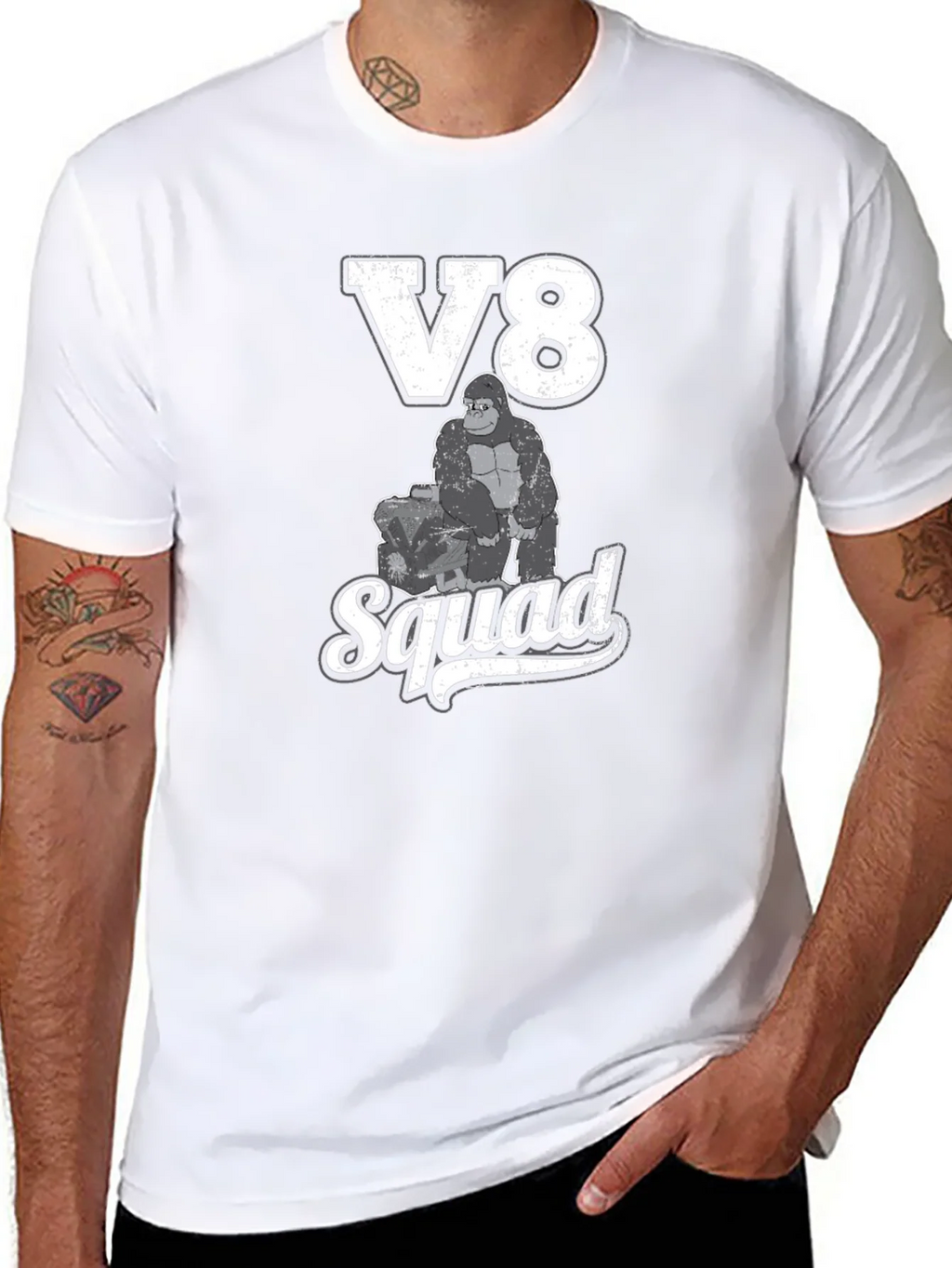 V8 Squad Gorilla Graphic T-Shirt product image 7