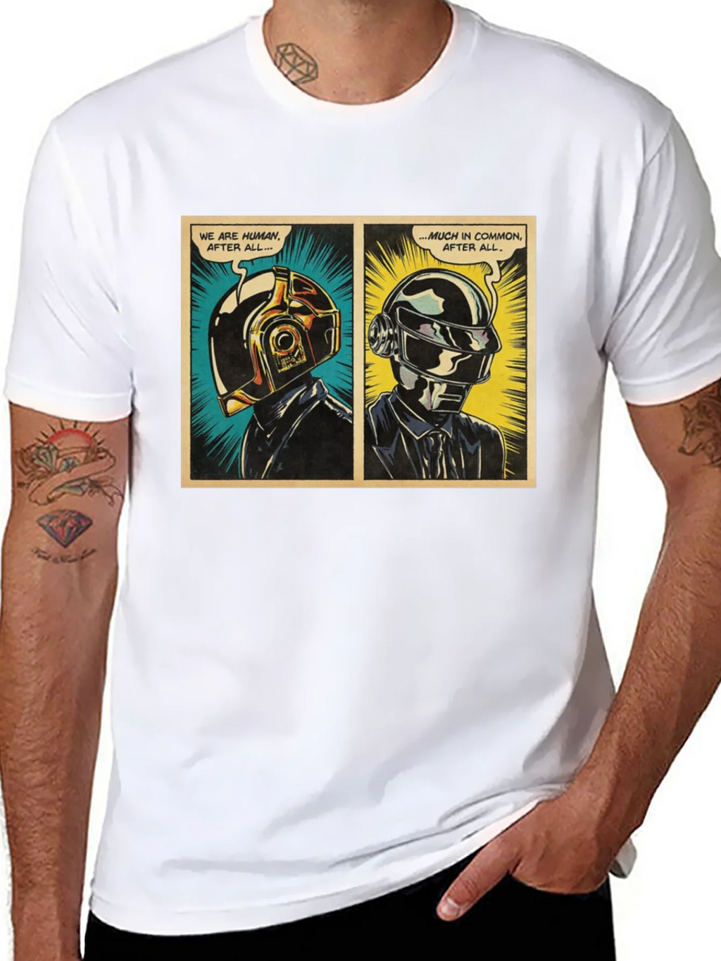 Daft Punk Comic T-Shirt - Human After All Tee product image 7