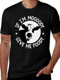 Moody Cow Graphic T-Shirt - Funny Unisex Tee product image 1