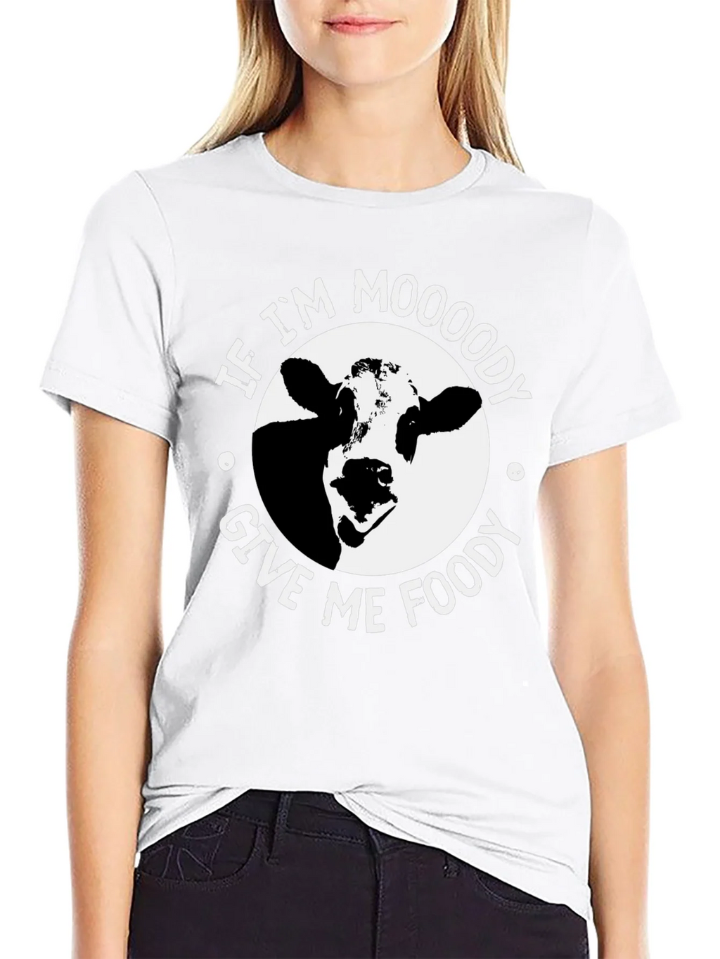 Moody Cow Graphic T-Shirt - Funny Unisex Tee product image 7