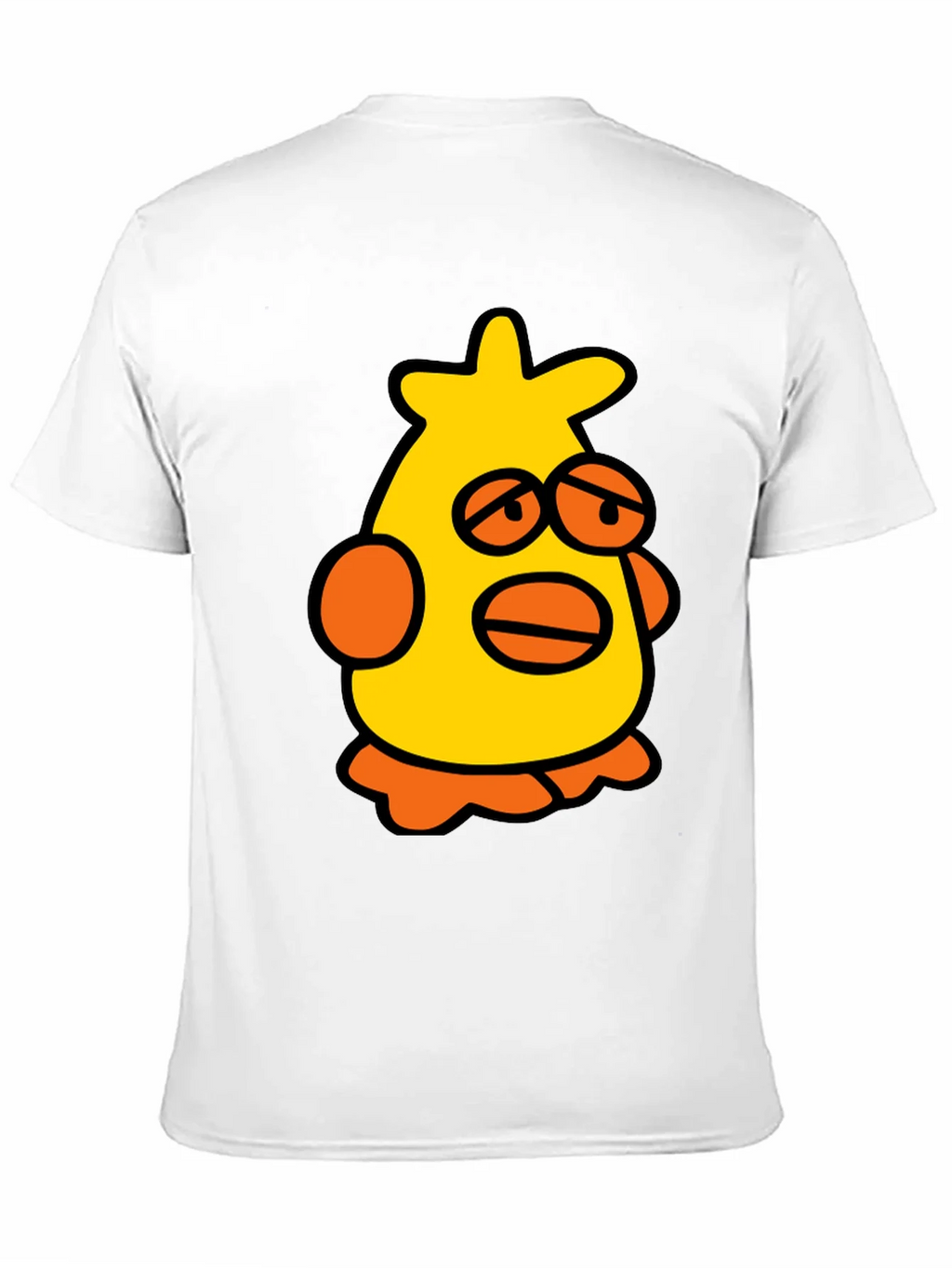 Cartoon Chicken Black T-Shirt product image 10
