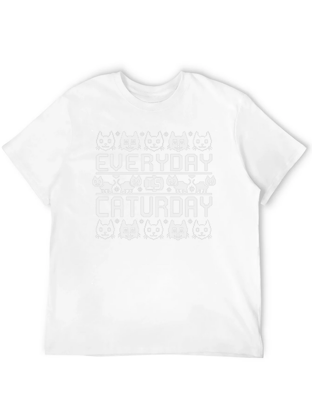 Everyday is Caturday Black T-Shirt product image 11