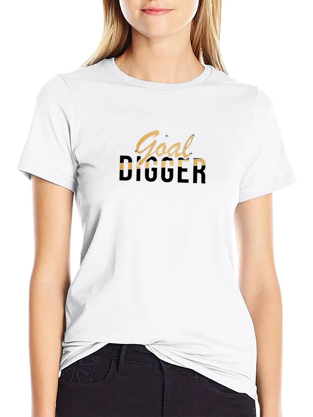 Goal Digger Graphic Black T-Shirt product image 8