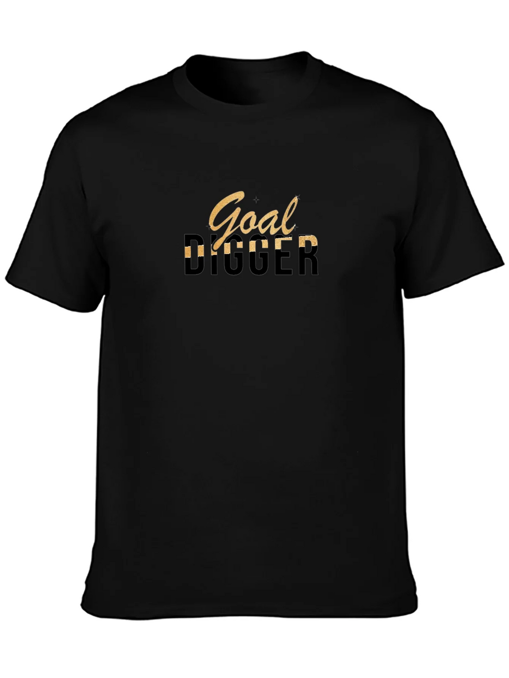 Goal Digger Graphic Black T-Shirt product image 3