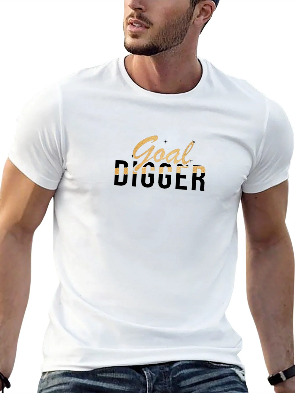 Goal Digger Graphic Black T-Shirt product image 12