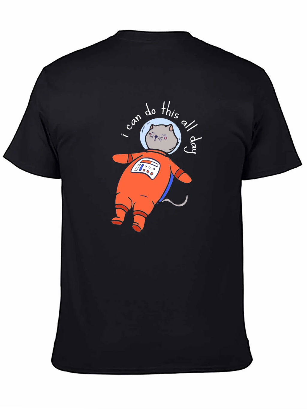 Astronaut Cat T-Shirt - I Can Do This All Day product image 4