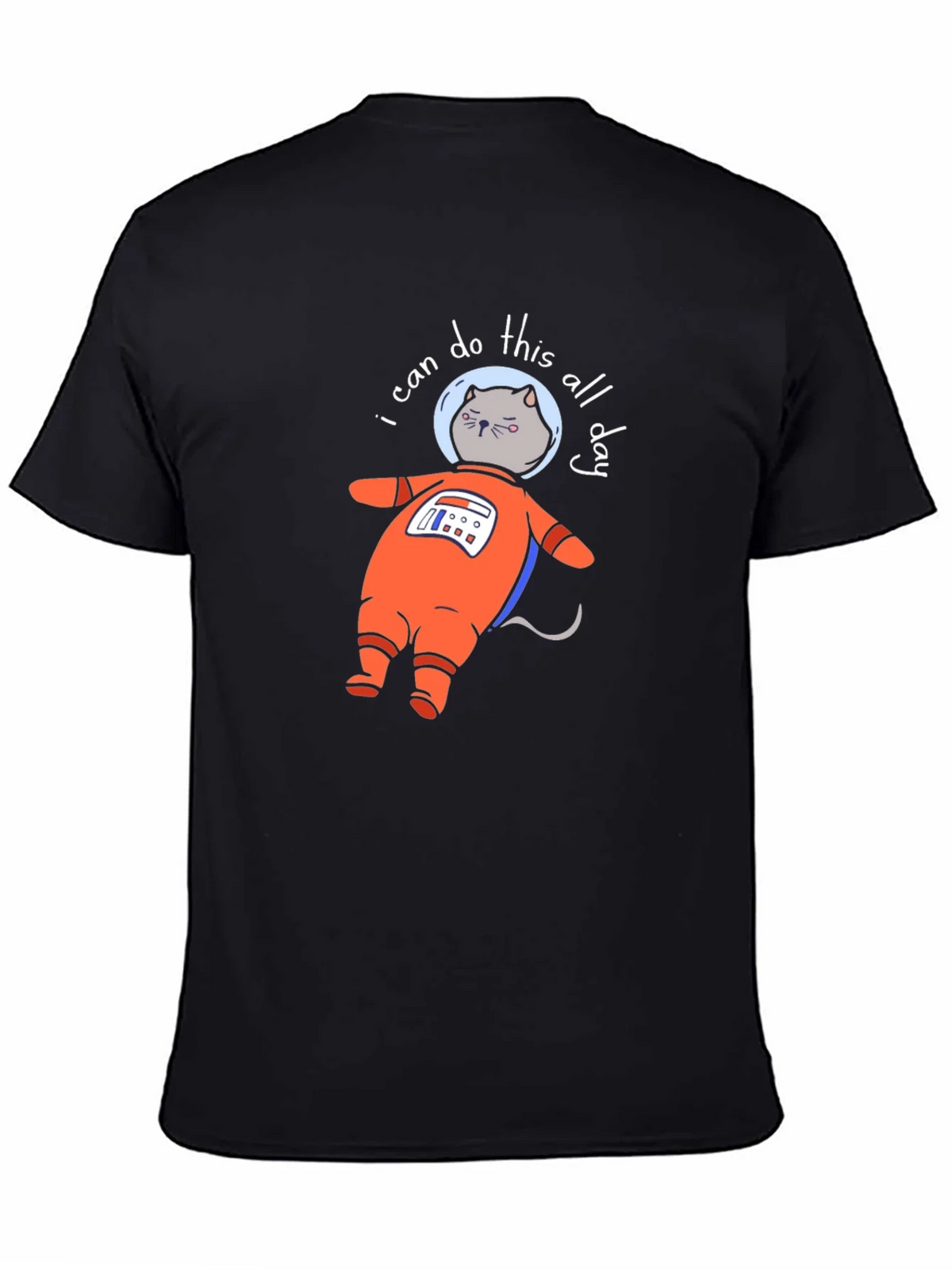 Astronaut Cat T-Shirt - I Can Do This All Day product image 4