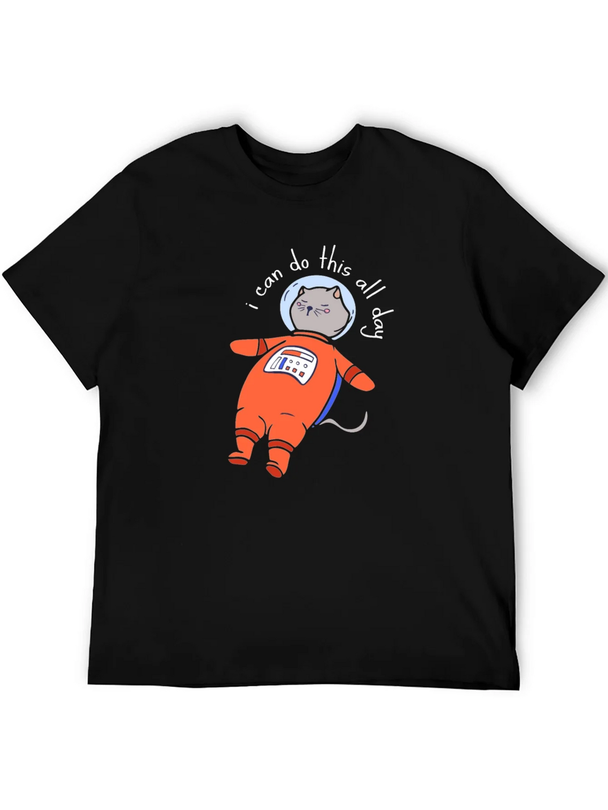 Astronaut Cat T-Shirt - I Can Do This All Day product image 5