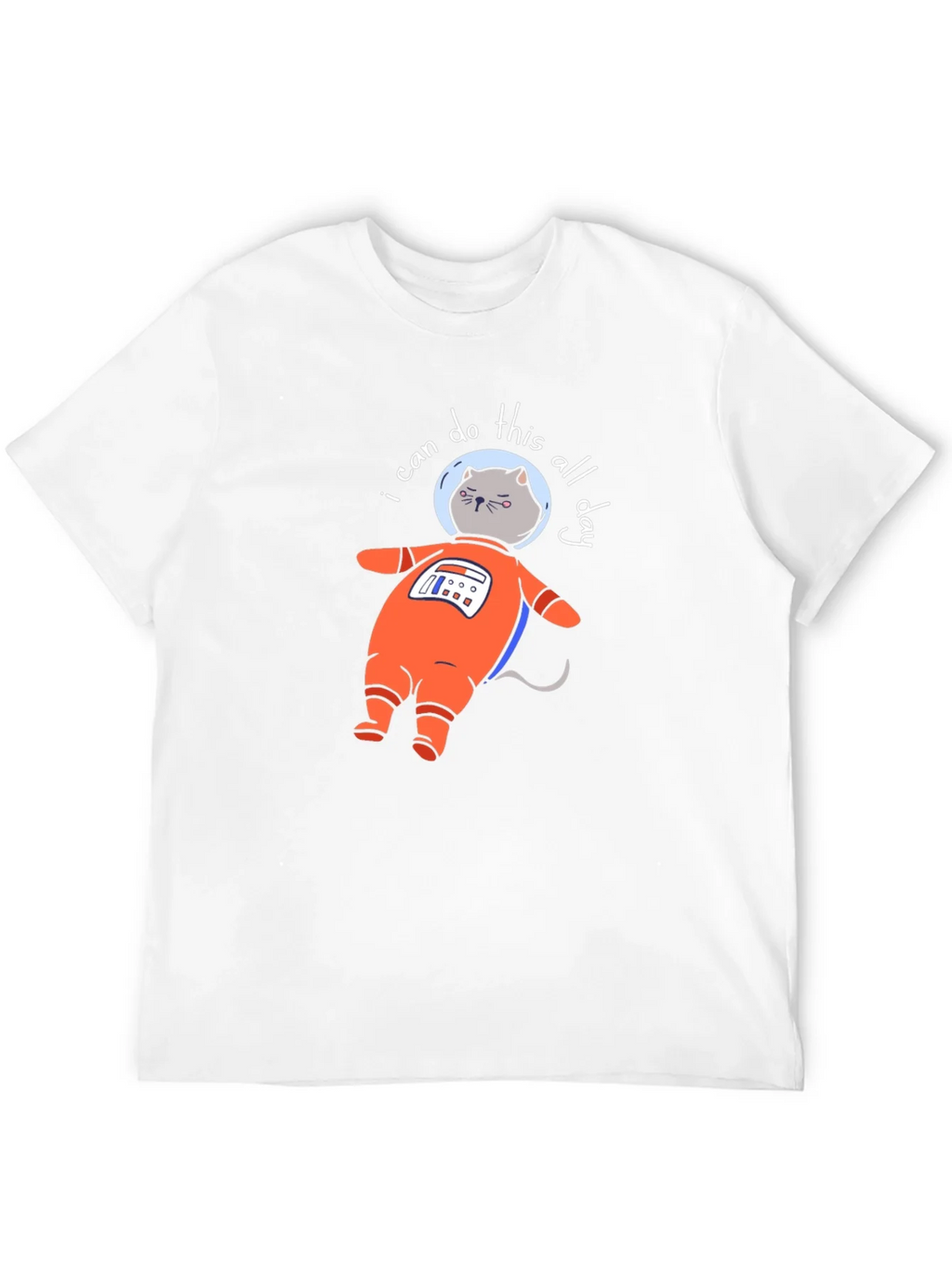 Astronaut Cat T-Shirt - I Can Do This All Day product image 11