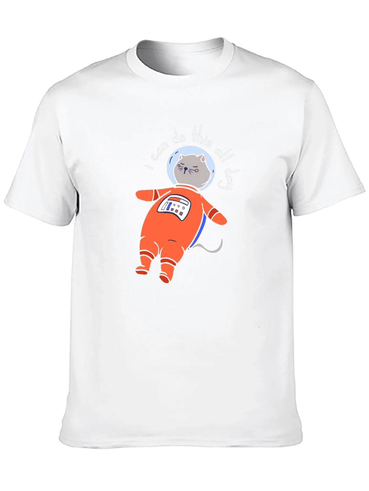 Astronaut Cat T-Shirt - I Can Do This All Day product image 9