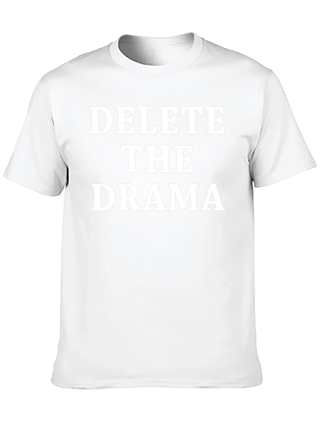 Delete the Drama T-Shirt - Unisex Black Tee product image 9