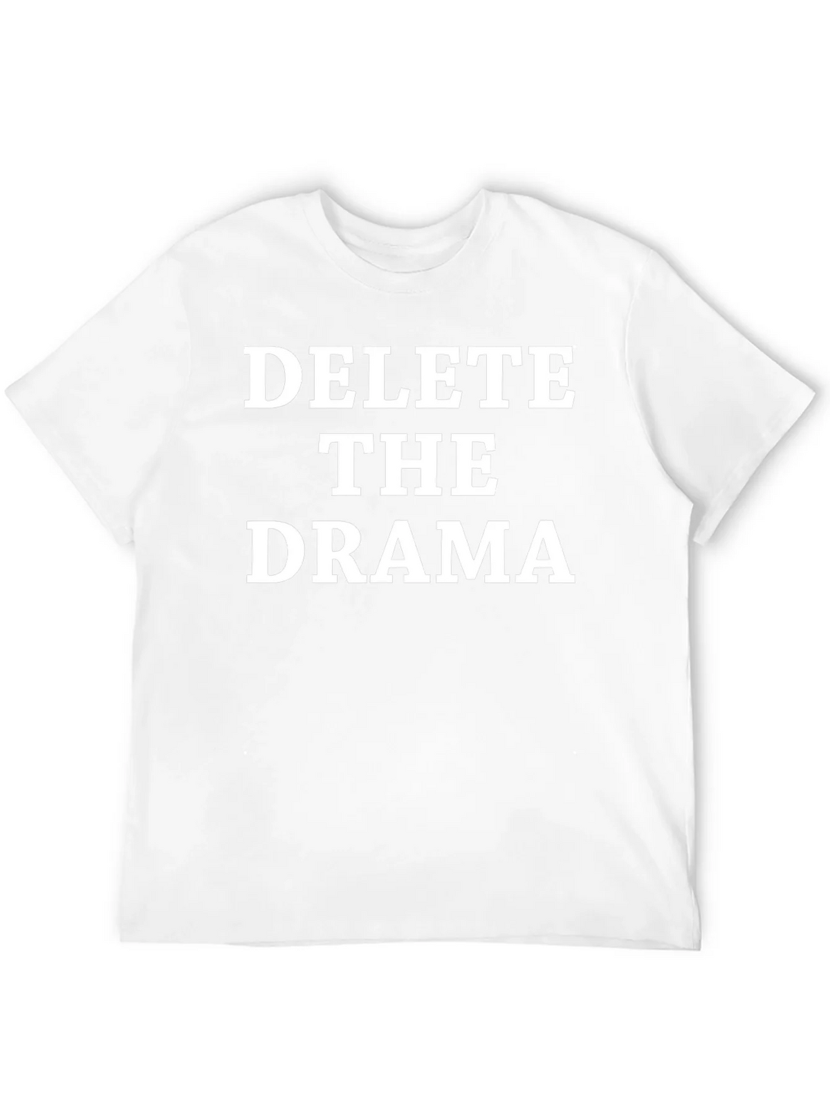 Delete the Drama T-Shirt - Unisex Black Tee product image 11