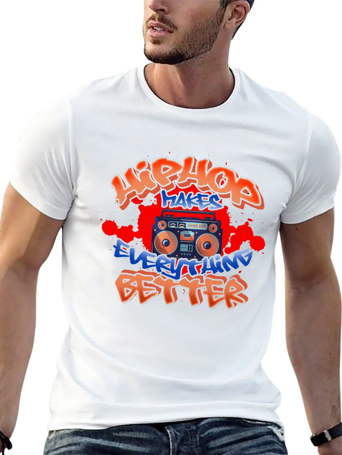 Hip Hop Makes Everything Better T-Shirt product image 12