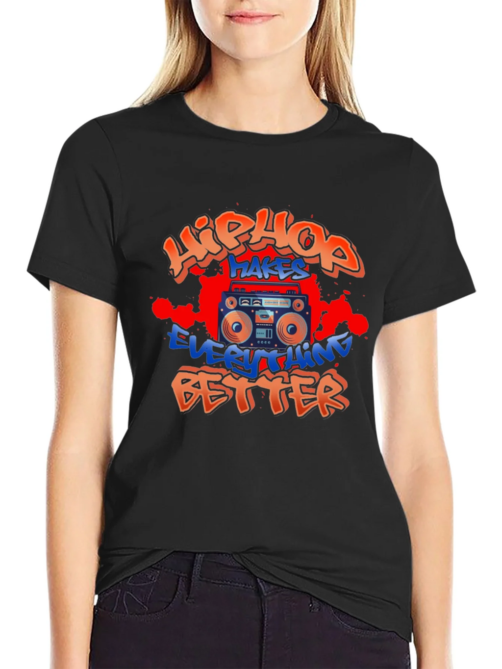 Hip Hop Makes Everything Better T-Shirt product image 2