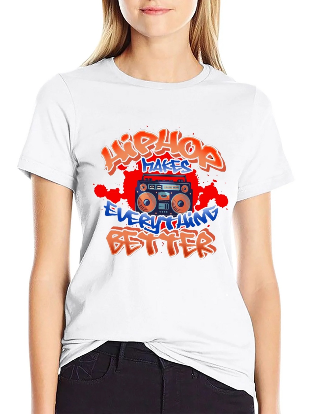 Hip Hop Makes Everything Better T-Shirt product image 8