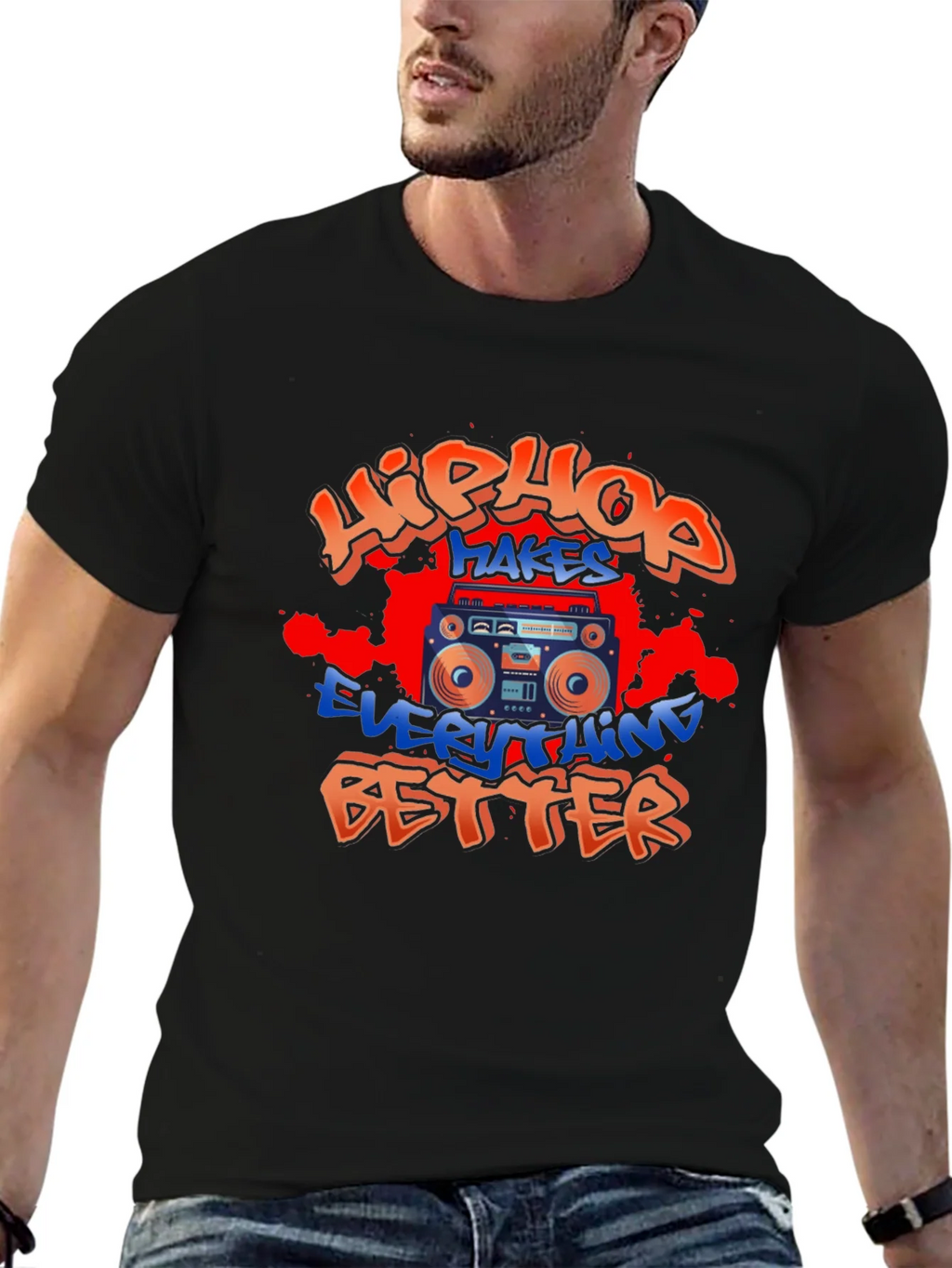 Hip Hop Makes Everything Better T-Shirt product image 6