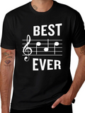 Best Ever Music T-Shirt | Treble Clef Staff Tee product image 1