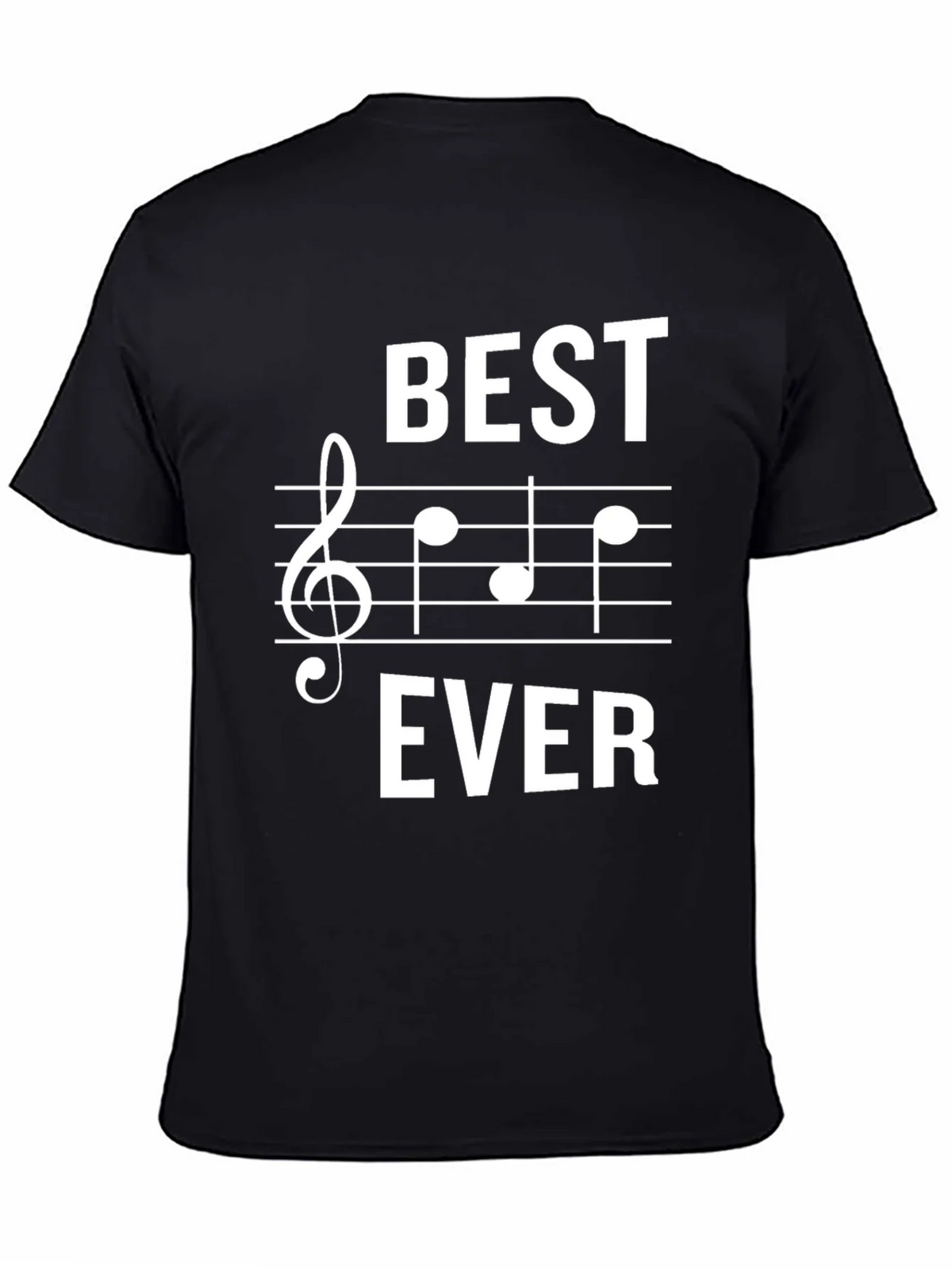 Best Ever Music T-Shirt | Treble Clef Staff Tee product image 4