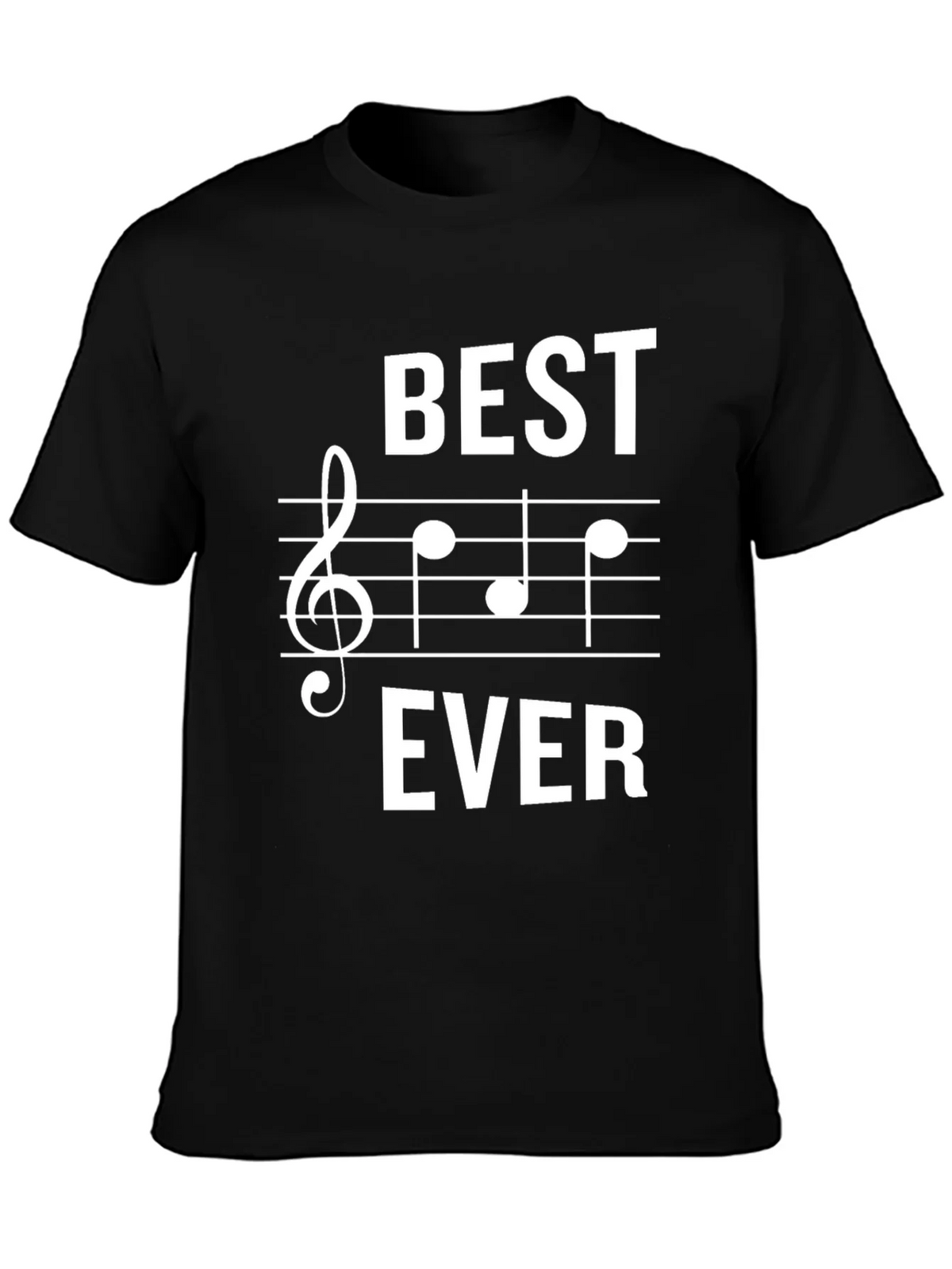 Best Ever Music T-Shirt | Treble Clef Staff Tee product image 3