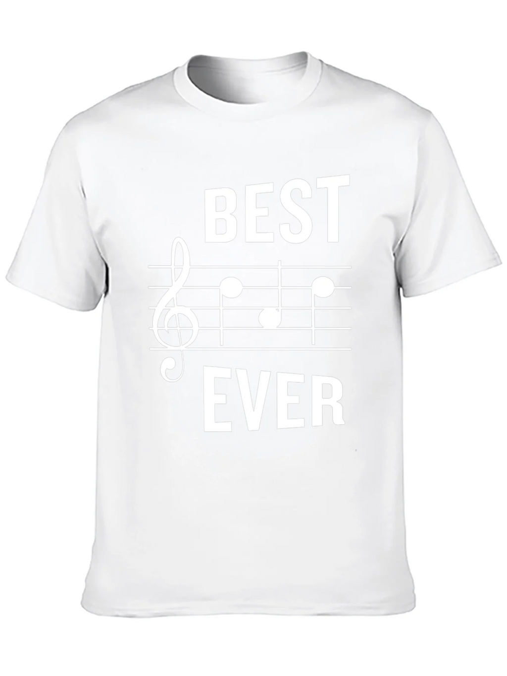 Best Ever Music T-Shirt | Treble Clef Staff Tee product image 9