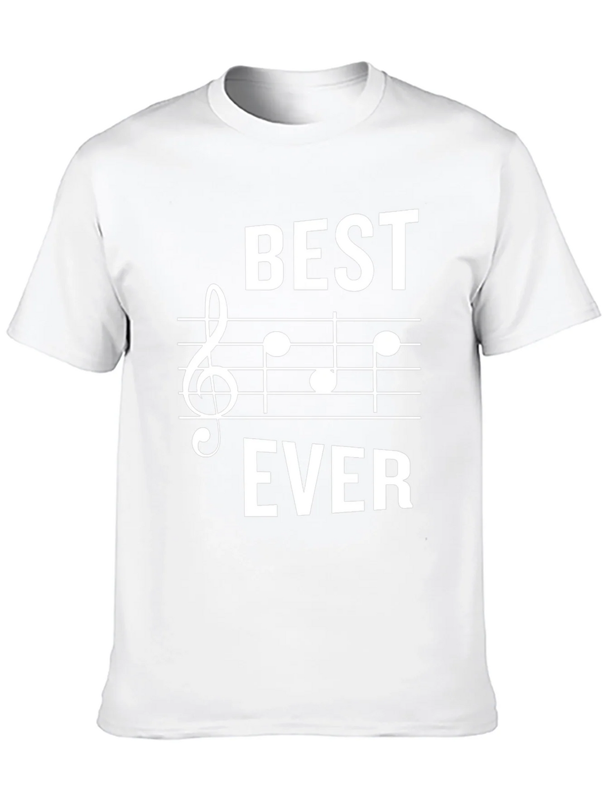 Best Ever Music T-Shirt | Treble Clef Staff Tee product image 9