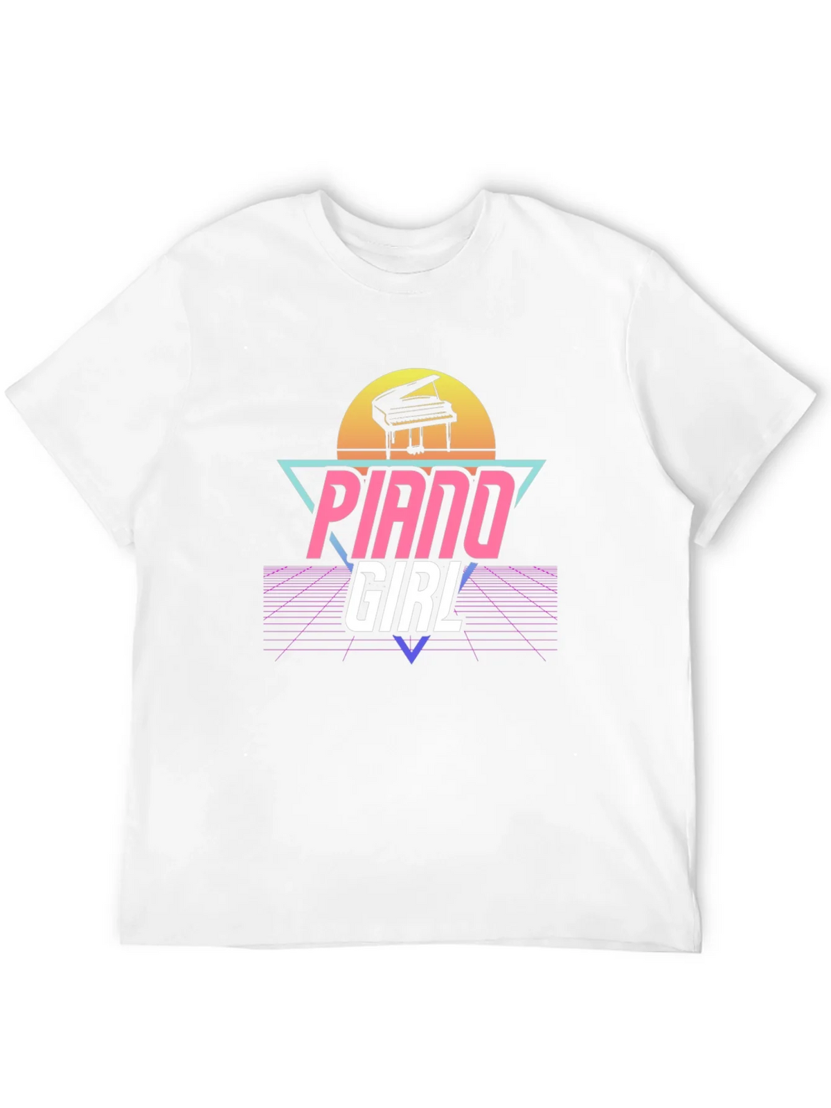 Piano Girl Retro T-Shirt product image 11
