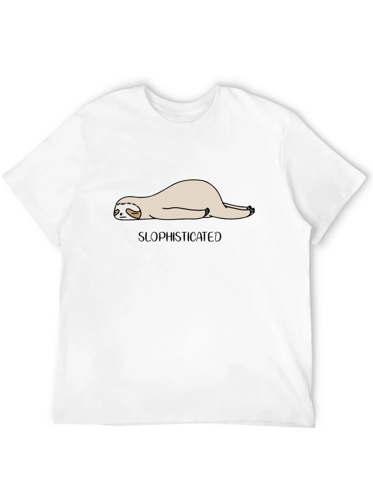 Slothisticated Black Graphic Tee product image 11