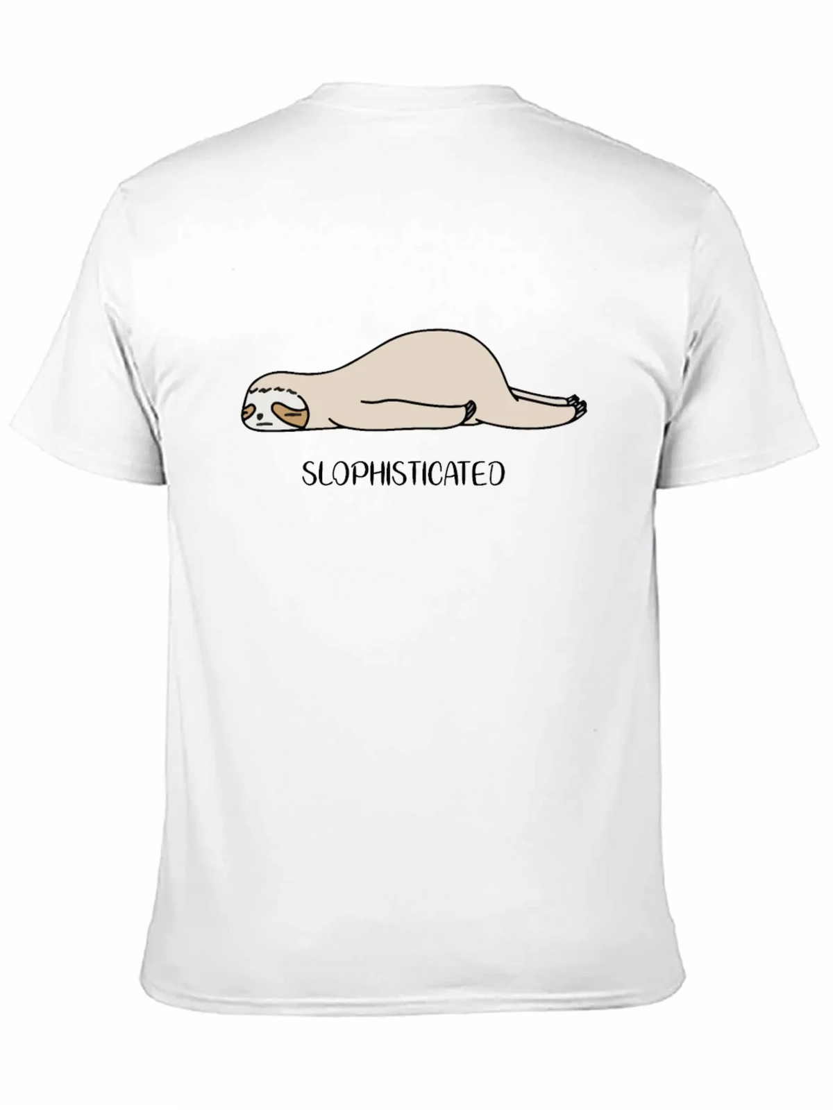 Slothisticated Black Graphic Tee product image 10