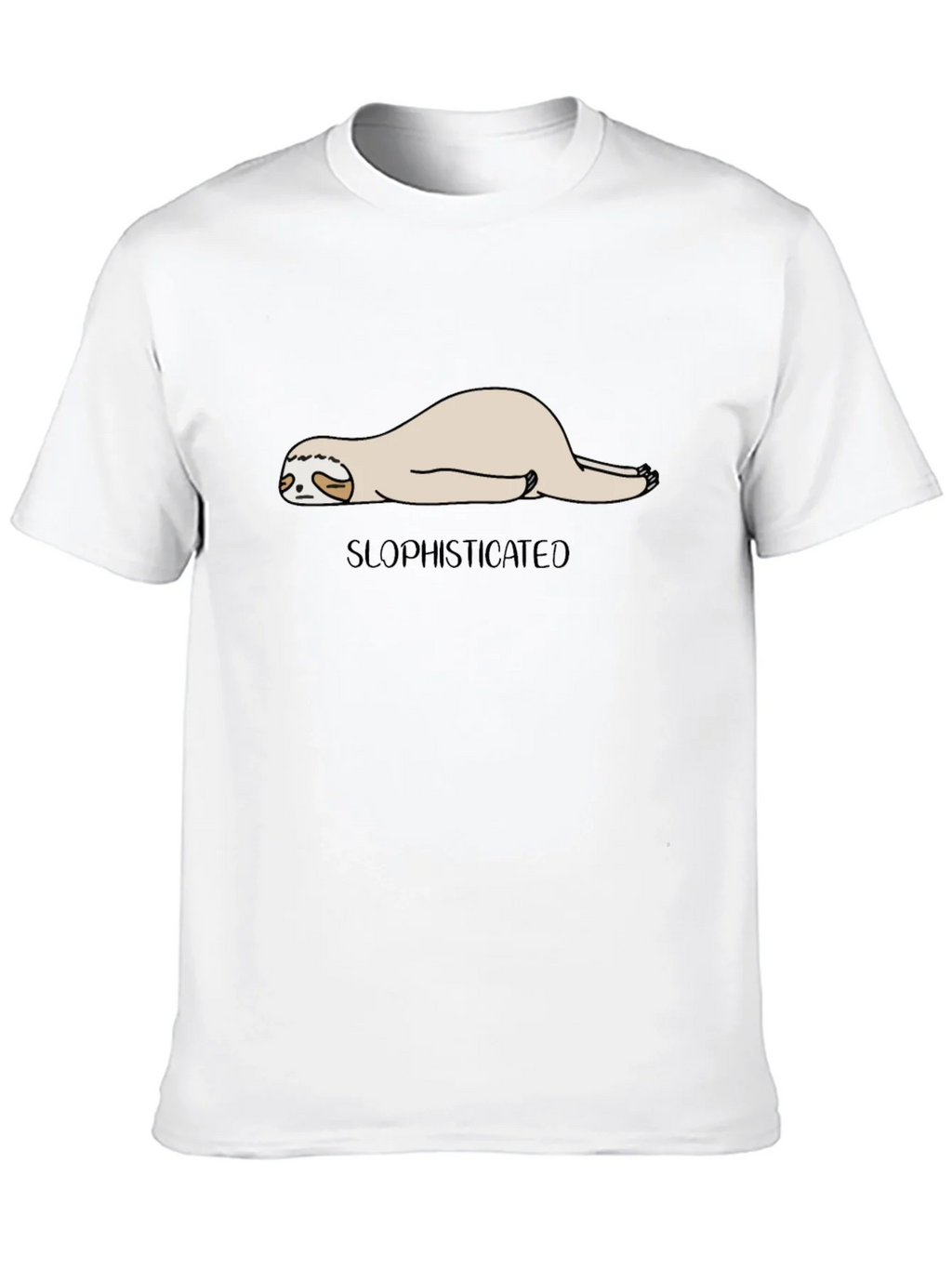 Slothisticated Black Graphic Tee product image 9